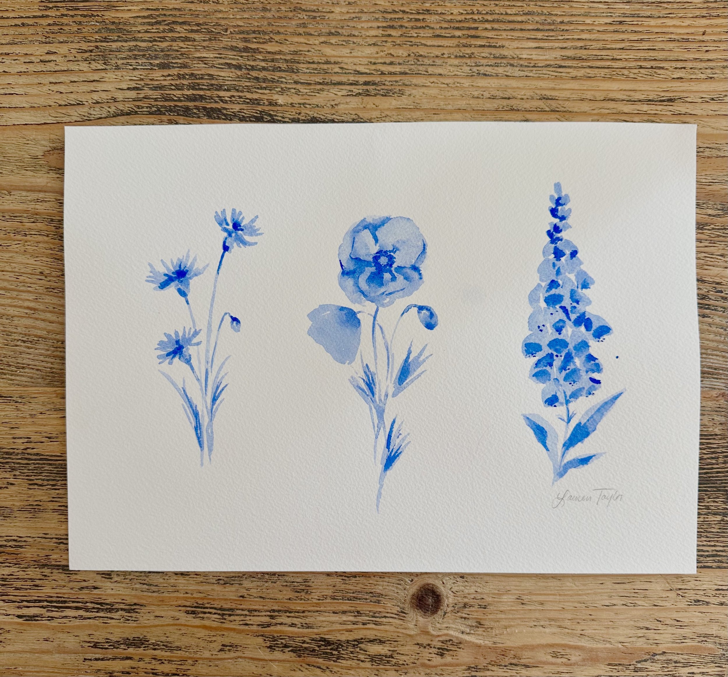Blue Irish Summer Blooms