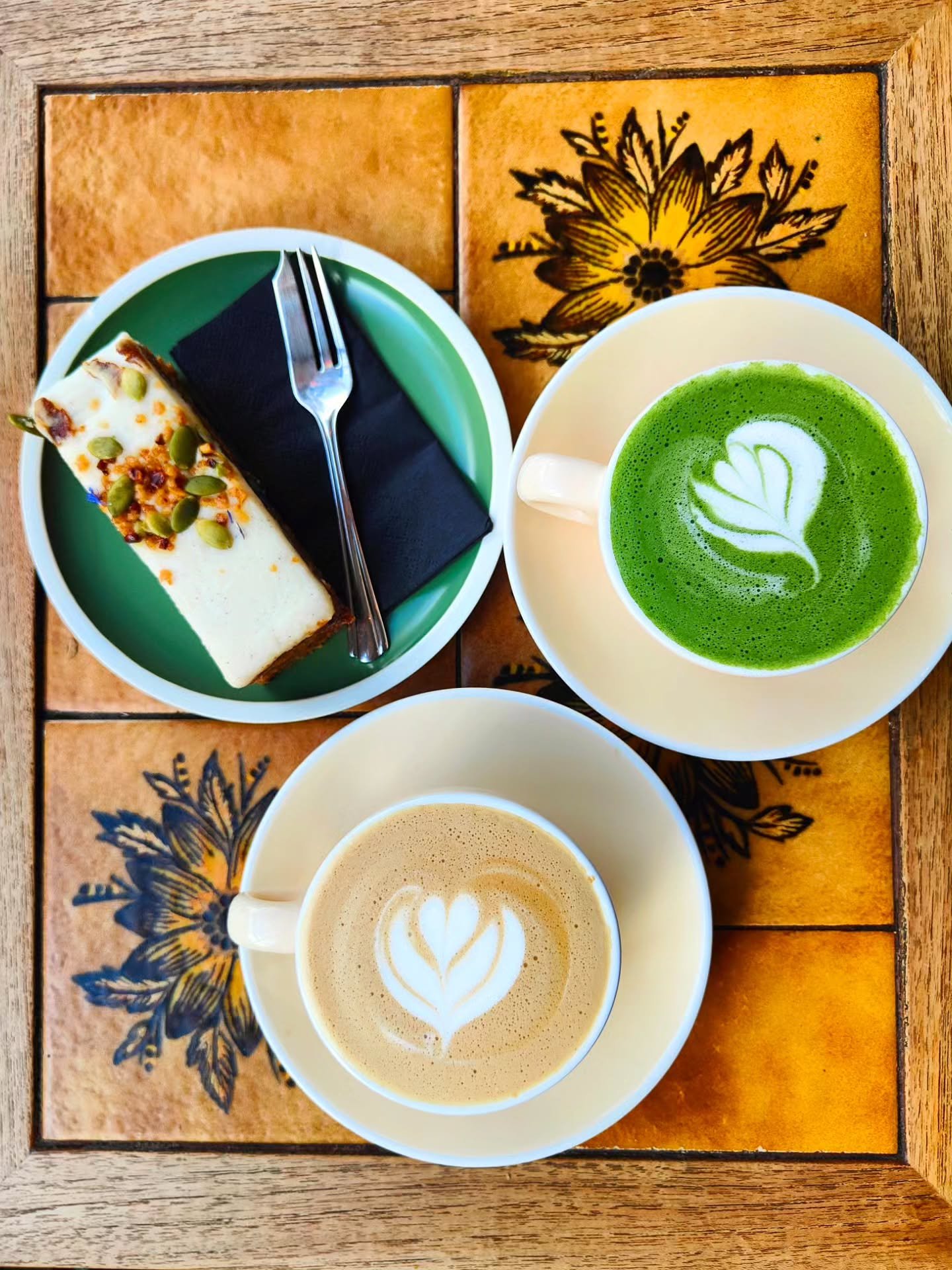 Open for @curveroasters coffee & @jenkimatcha from 10am ๐โ๐ต