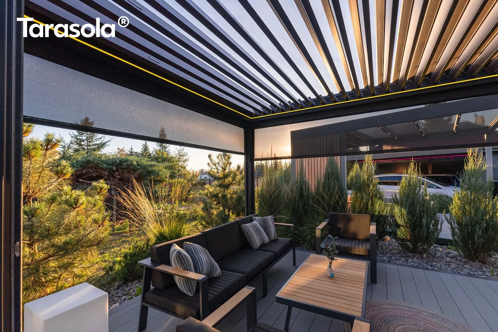 Tarasola Technic New Louvered roof Pergola