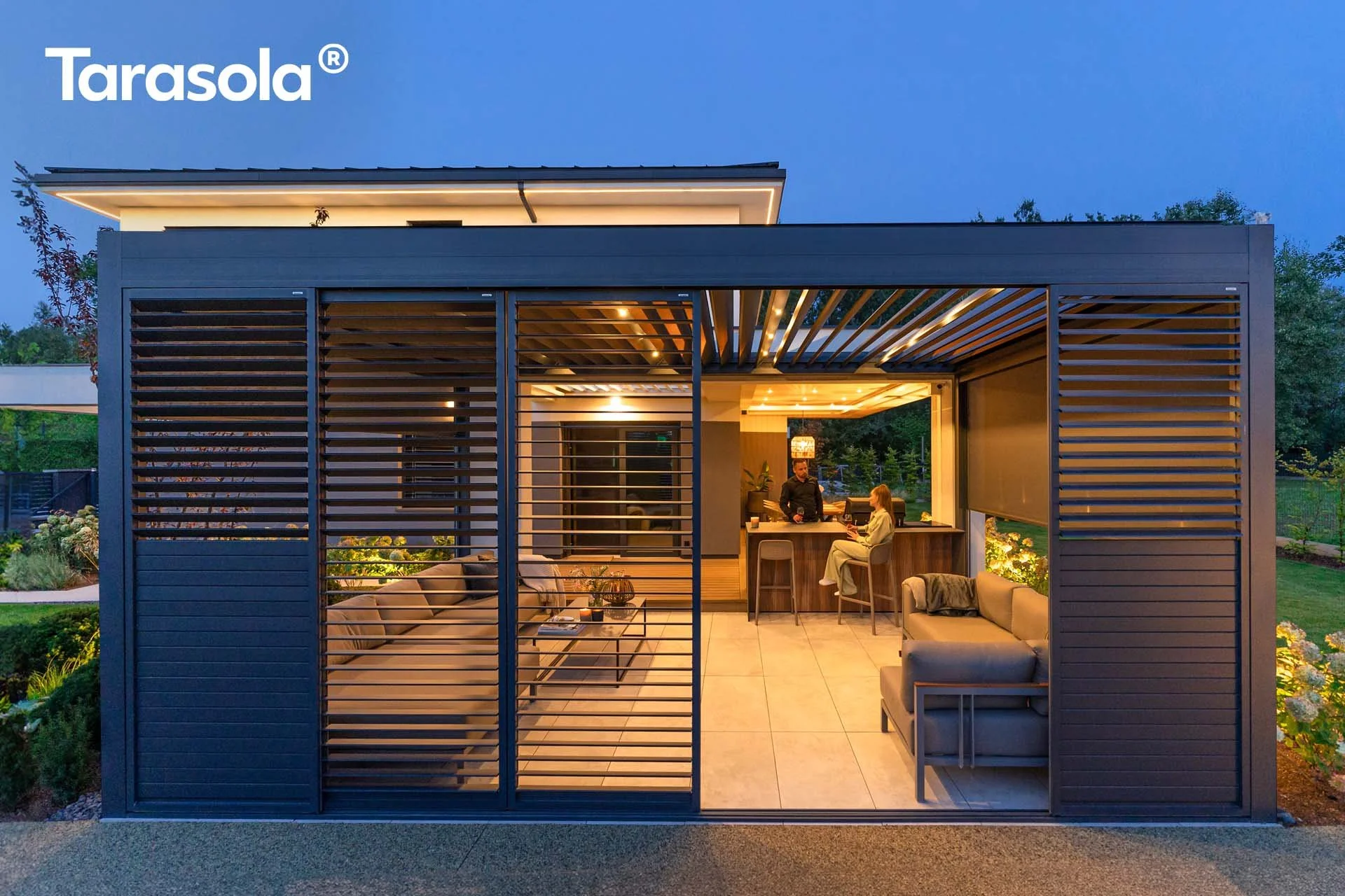 Tarasola Technic New Louvered roof Pergola