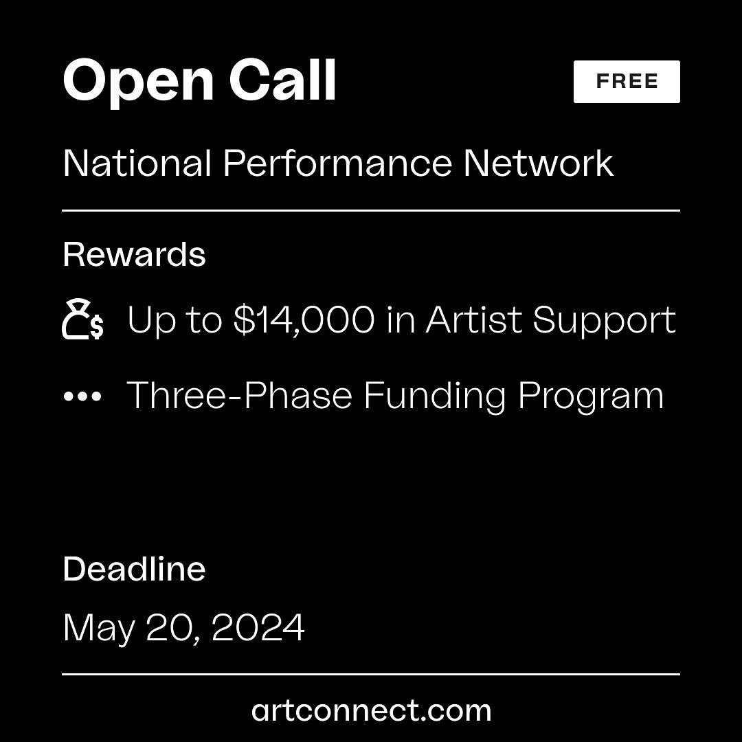 Hey everyone! The Creation &amp; Development Fund supports the creation, development and mobility of new artistic work that advances racial and cultural justice and results in live experiential exchange between artists and community.

The fund provid