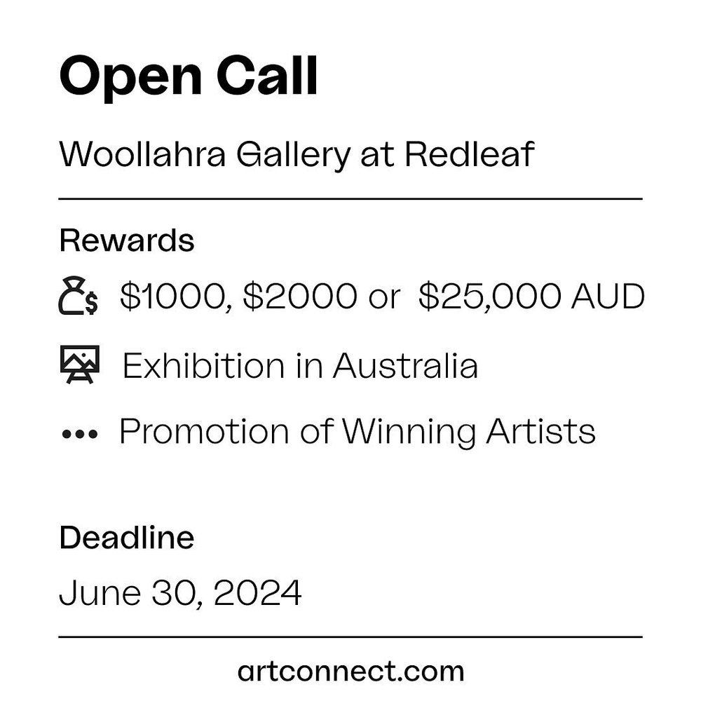 Hello everyone! The Woollahra Small Sculpture Prize is an international award for original, freestanding or wall-mounted sculptures of up to 80cm in any dimension. Four winning artists will be awarded: three $1000 - $2000 AUD non-acquisitive awards a