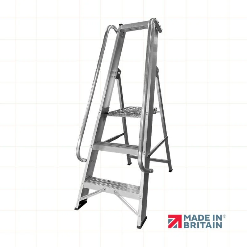 LFI TuFF Step Ladders Industrial EN131Professional Swingback Step