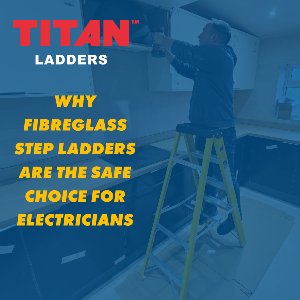 Why Fibreglass Step Ladders are the Safe Choice for Electricians