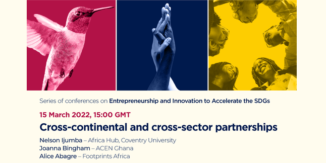 Entrepreneurship and innovation to accelerate the achievement of the SDGs – 1st session of the series