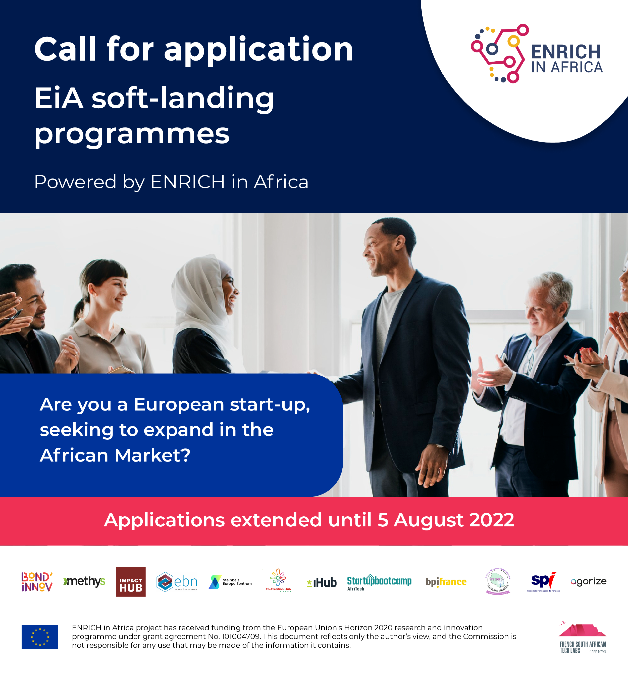 EiA Soft-landing Programme Call for Applications 