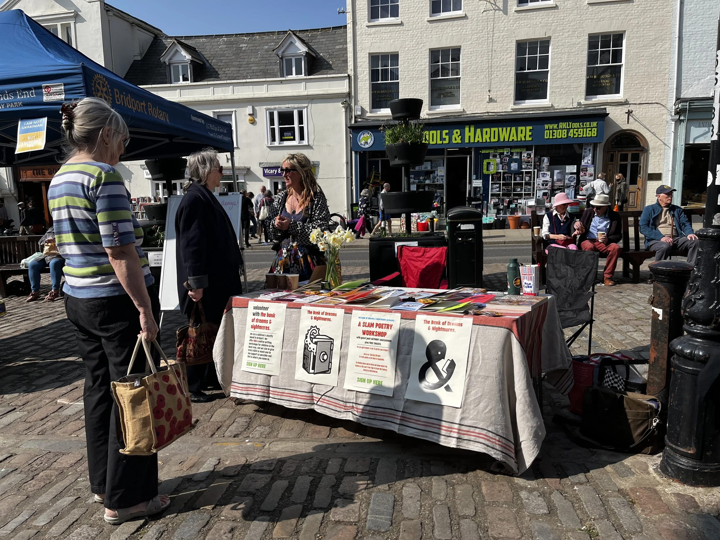 Volunteer recruiting.