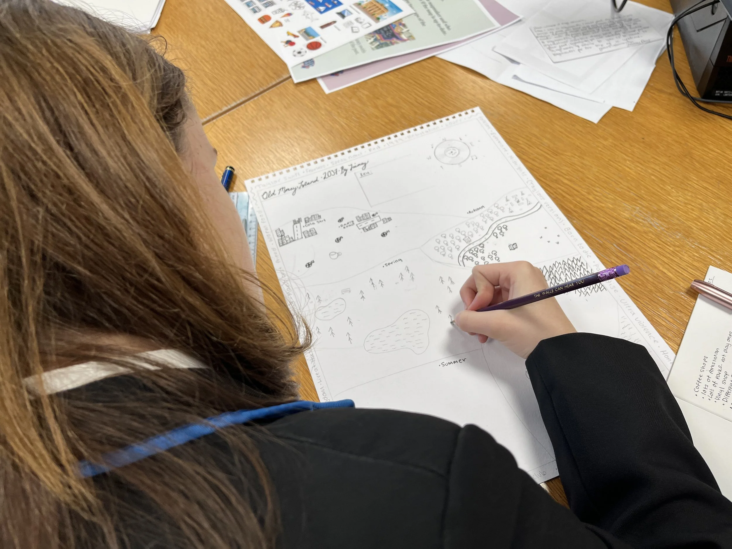 Map making at Budmouth.