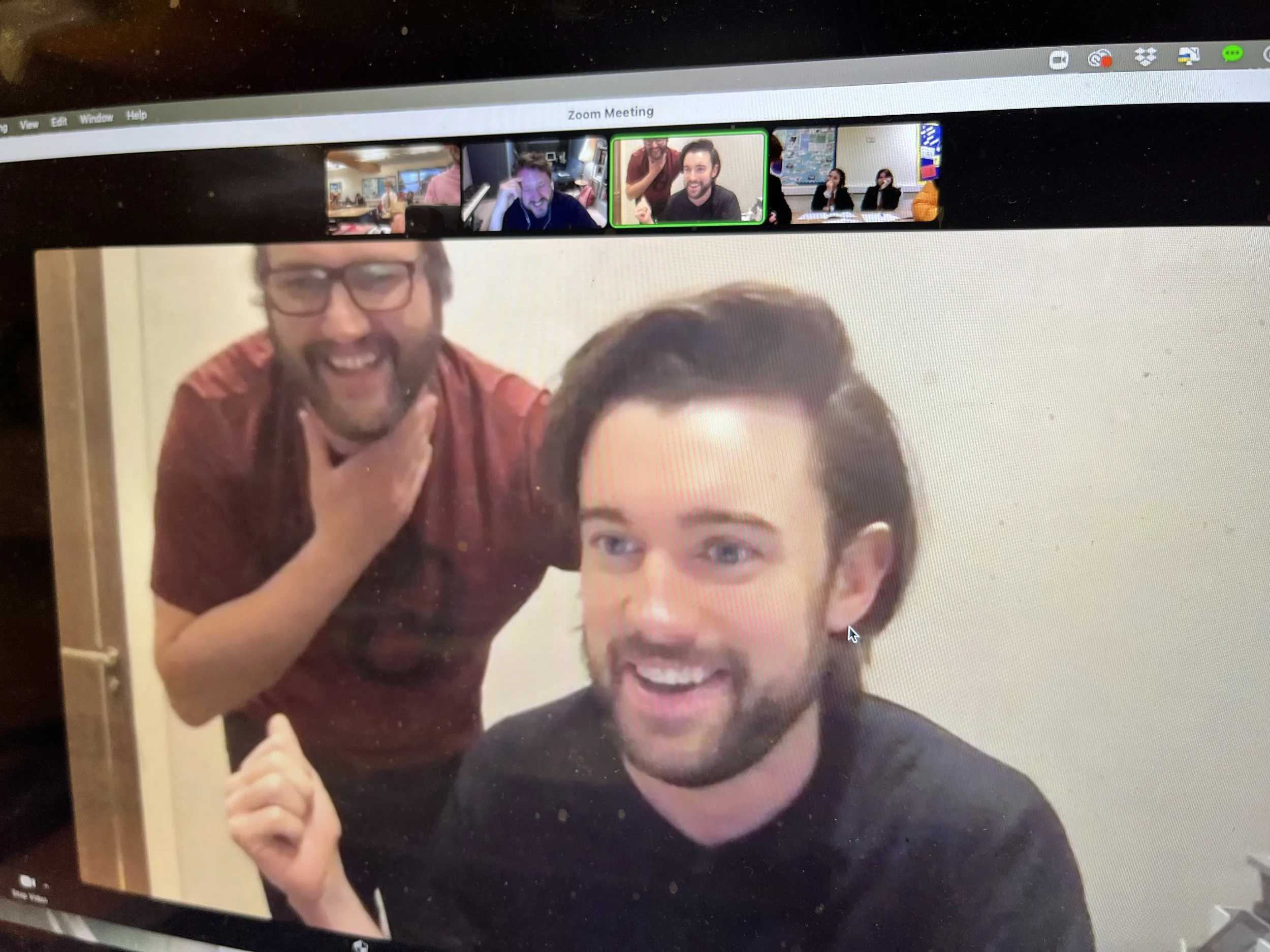 Surprise appearance.