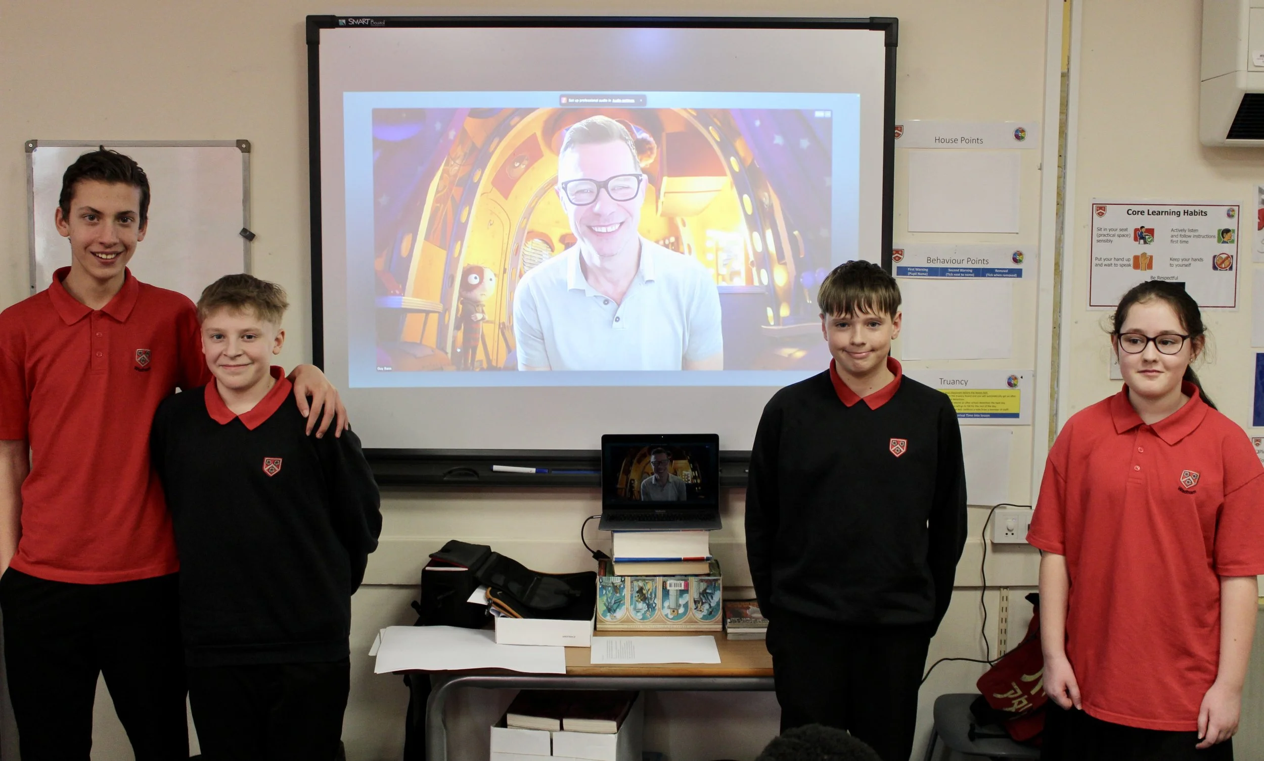 Author Exclusive: Guy Bass Zooms in to help young authors