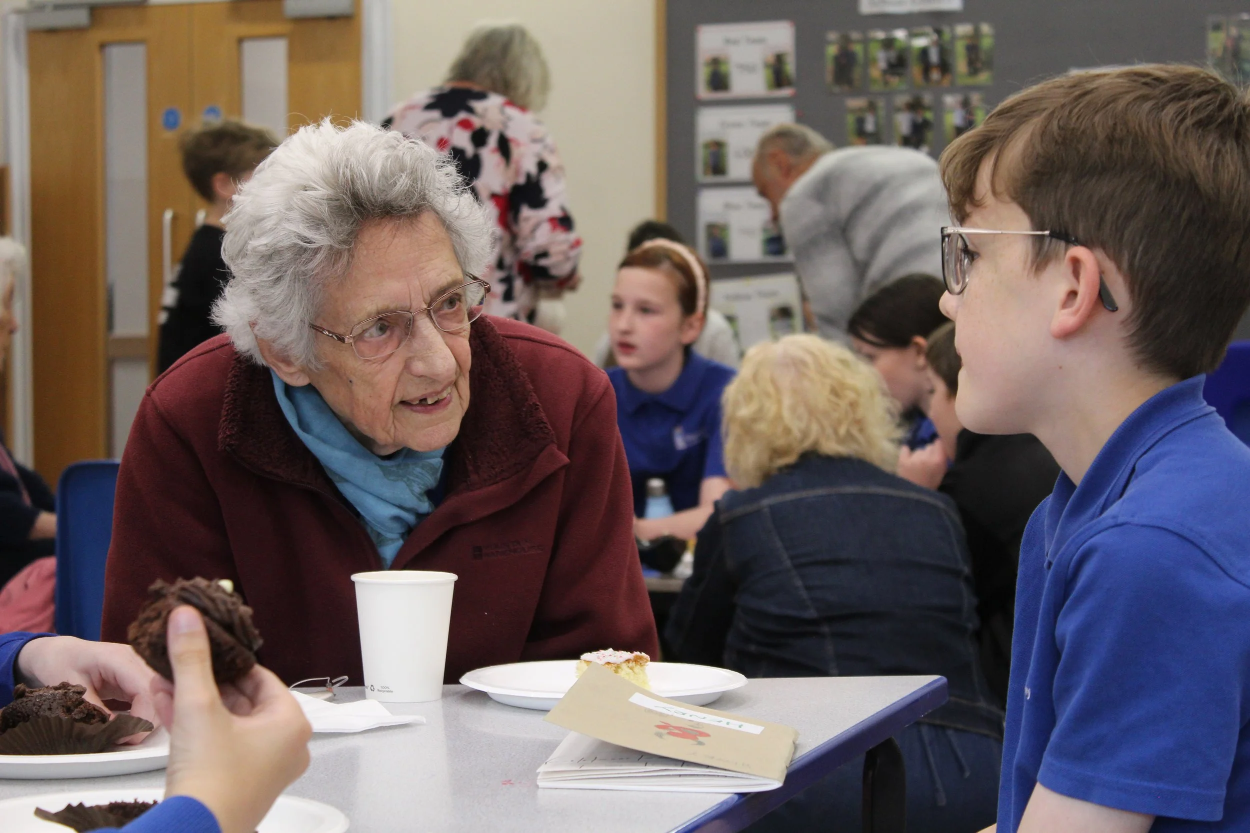Pupils’ writing bridges the generational divide.