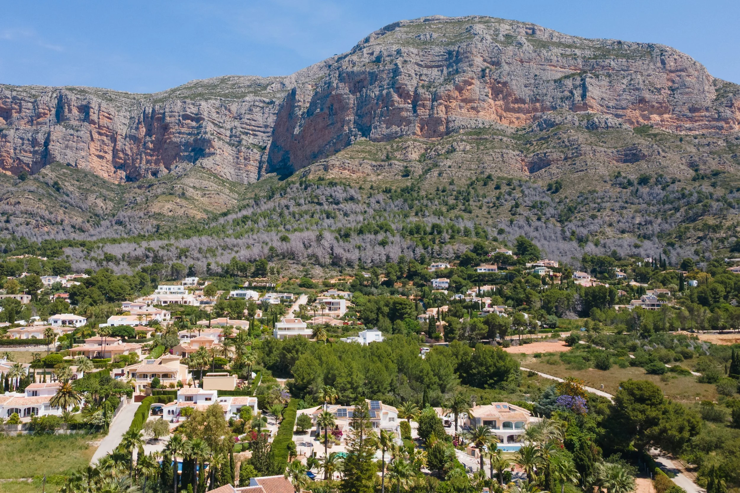 Montgo Palms aerial view Montgo Javea