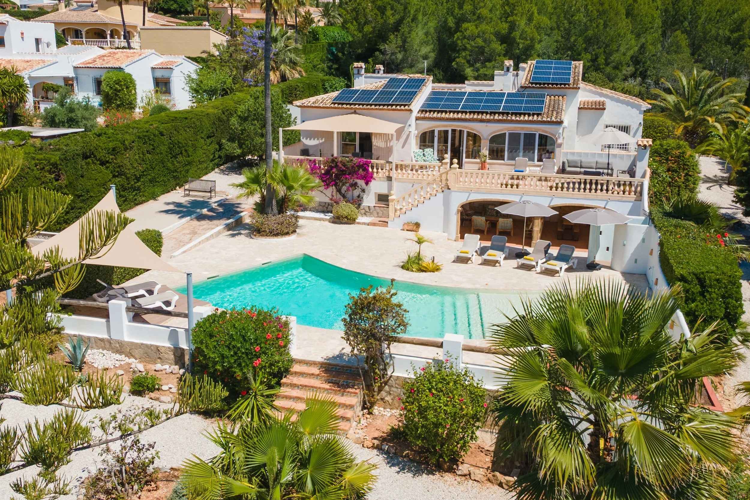 Javea Costa Blance luxury villa overview