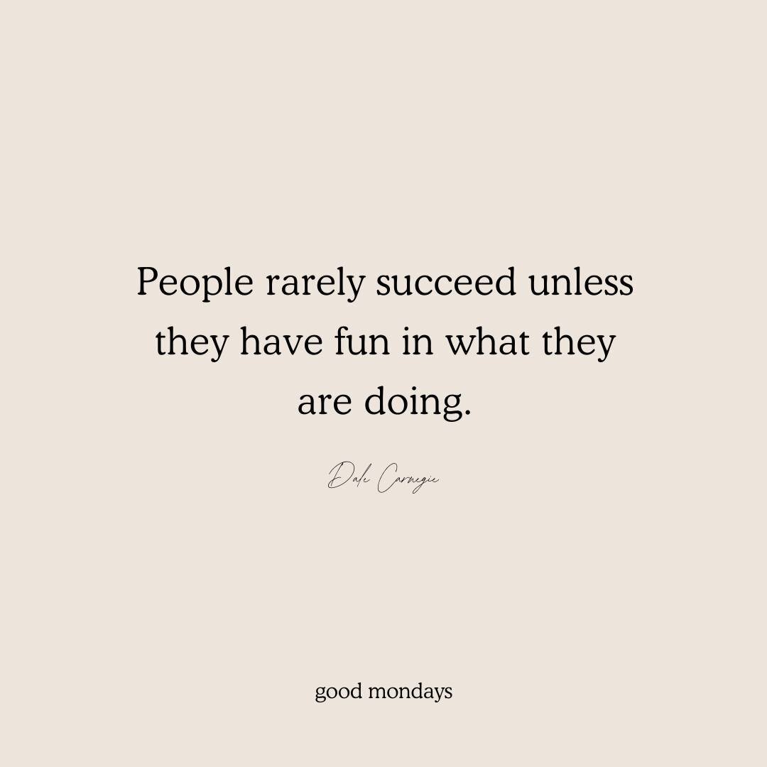 Your Friday reminder...whatever your version of success looks like, remember to have fun along the way ✨⁣
⁣
⁣
#goalsetting #solopreneur #solopreneurlife #soulfulbusiness #intentionalbusiness #smallbizclub #femaleceo #womeninbusiness #businesswomen #f