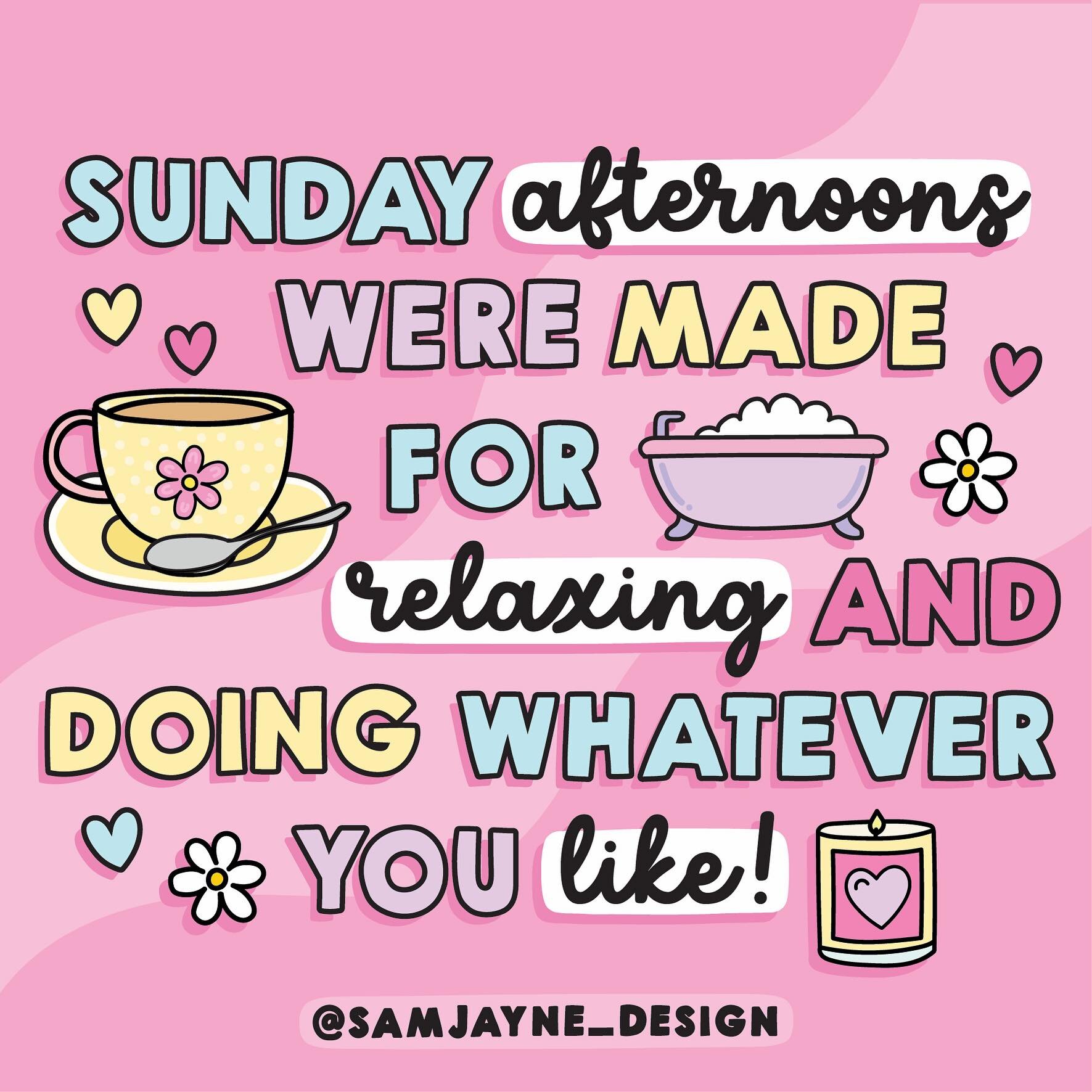 Sunday vibes: zero plans 🙌🏼 Who&rsquo;s with me? 😊💖
.
.
.
.
.
.
#positivequote #designer #designersofinstgram #commercialdesign #printandpattern #doodle #surfacepatterndesigner #colour #growth #graphicdesigner #artwork #illustration #womenofdesig