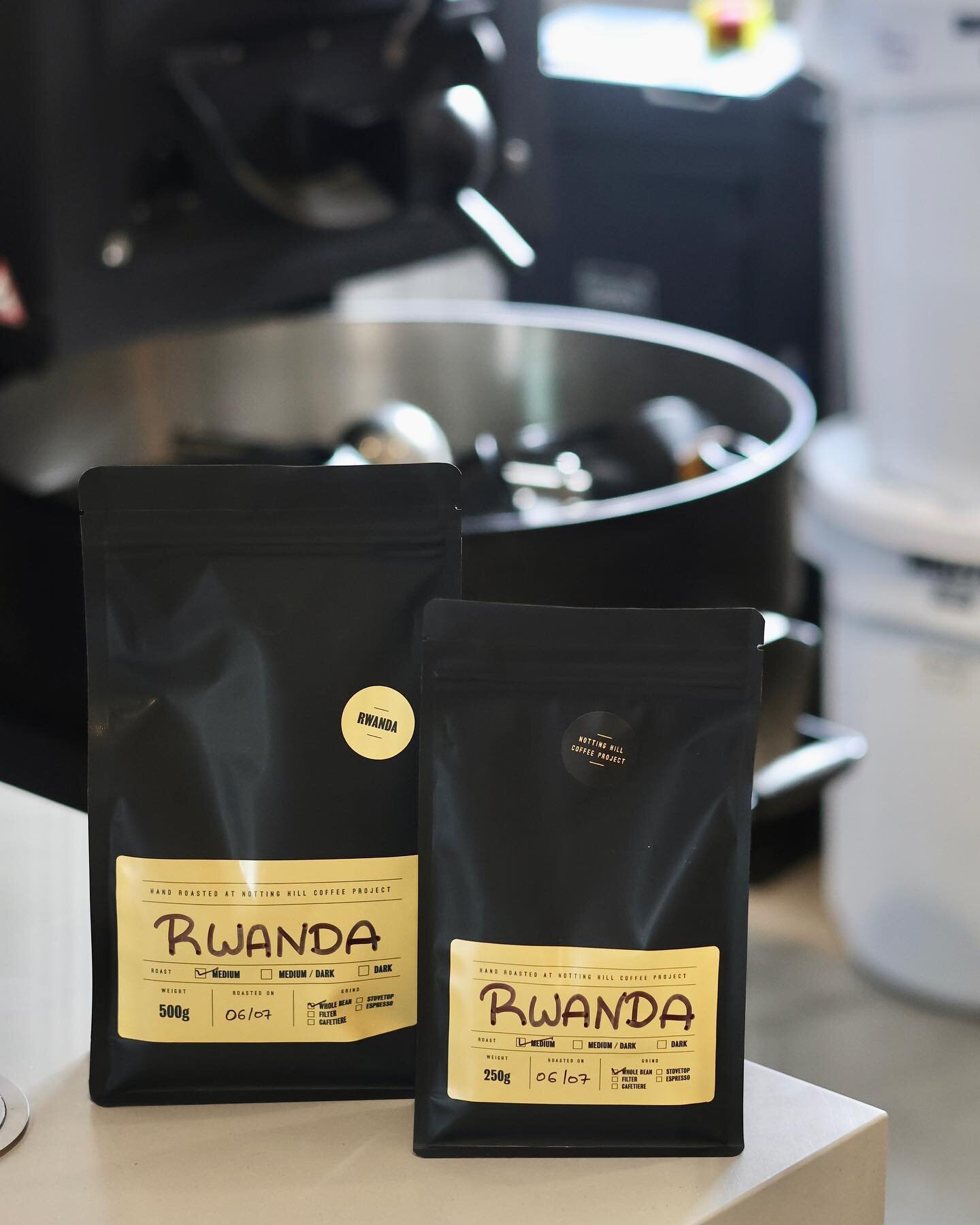 We now have our large bags of RWANDA coffee ready for sale! #NottingHillCoffeeProject