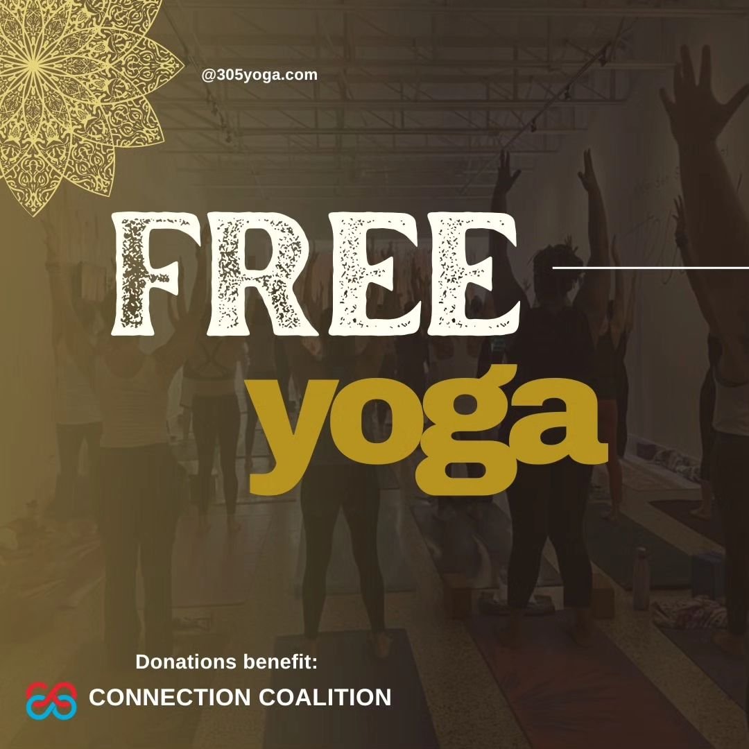 Free yoga - Now is the time to encourage your friends and family to try yoga.✨ 
.
.
They need to try it before they knock it. We will be offering a Vinyasa and a Yin Class this year. 
.
.
The schedule is up on the regular schedule!❤️

.
#freeyoga
#yo