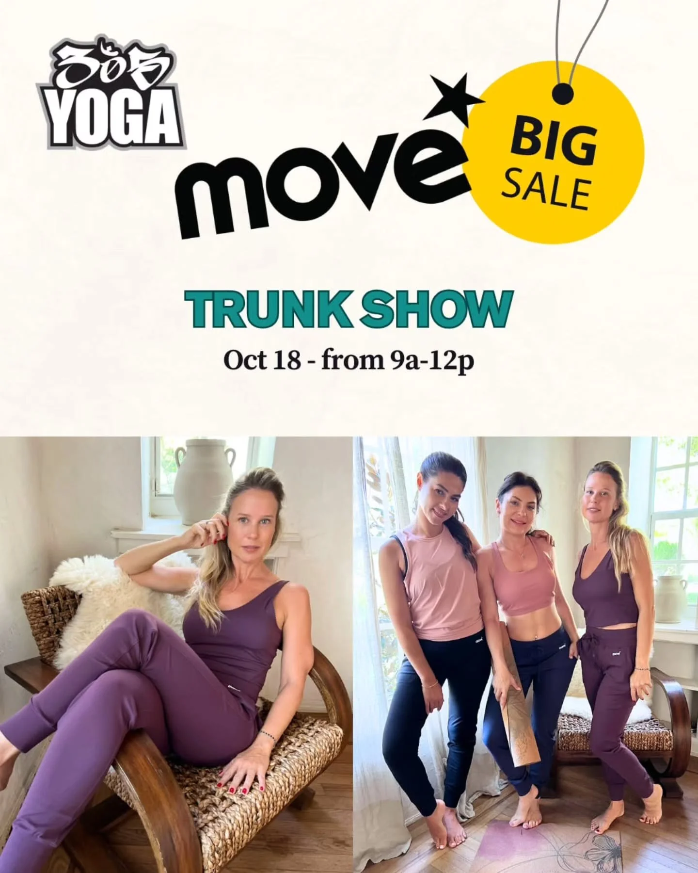 Pop-Up Boutique Coming Up!✨
.
.
Join us under the Tiki Hut on Saturday, October 18th from 9 AM to 12 PM for a special Pop-Up Boutique hosted by Ari, the creator of The Yoga Expo!❤️
.
.
Discover unique finds, connect with the community, and soak in th