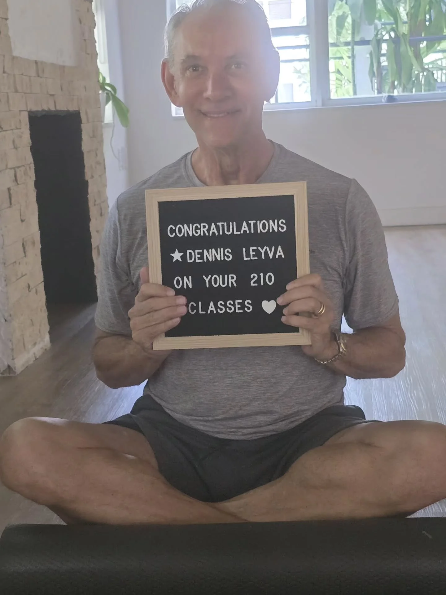 Level Up! Dennis Leyva hits 210+ classes at 305yoga! Witnessing your journey is our joy. Onward and upward!❤️

.
#YogaMilestone
#yogaclasses 
#305yoga 
#yogastudio
#yogafam
#yogaclasses
#yogamoms
#northmiami
#yogastrength
#yogastretch
#yogatraining