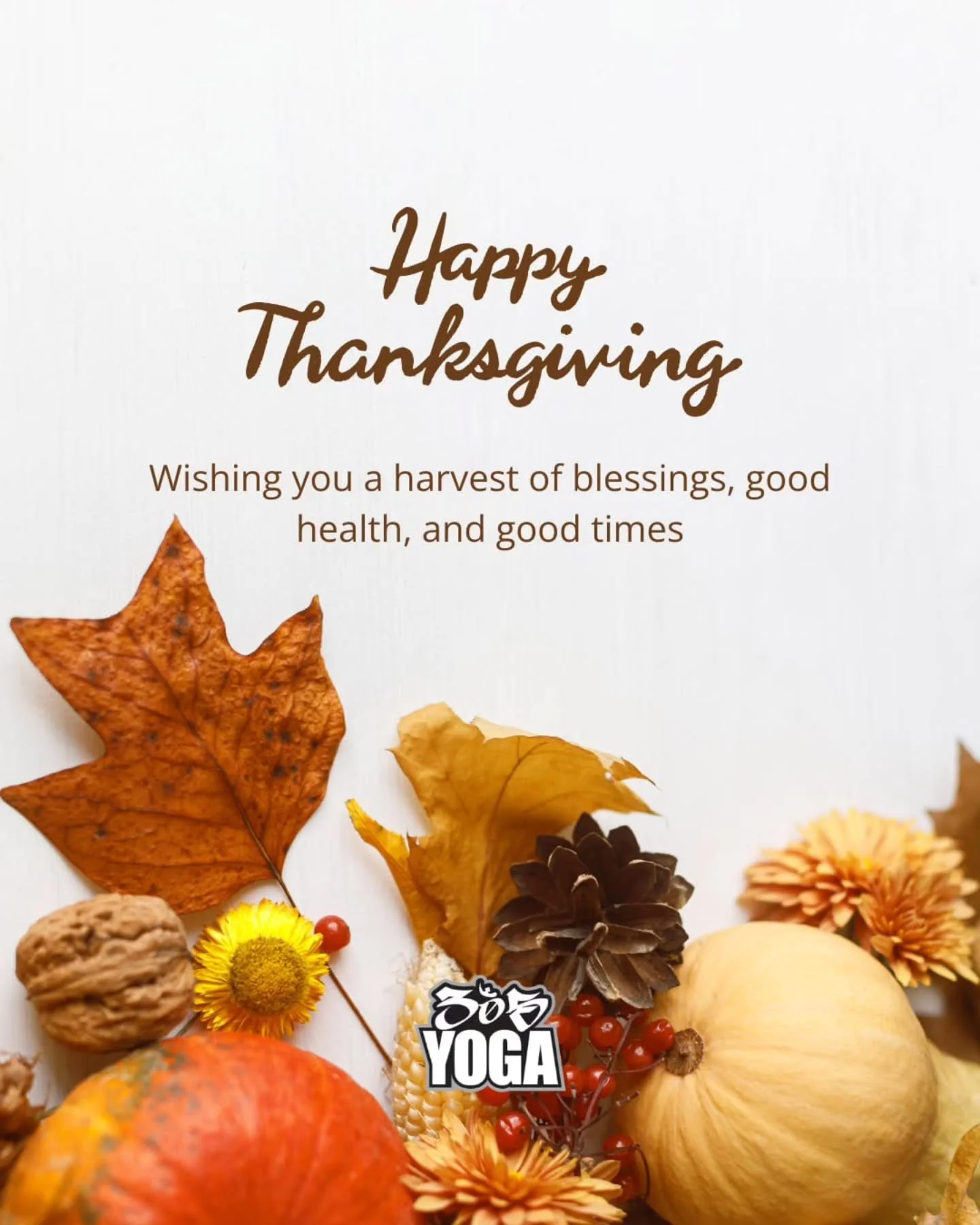 Wishing you a joyful Thanksgiving! 🧡 We're closed today but will be back tomorrow with regular hours. Enjoy the holiday! 

.
#ThanksgivingDay 
#HolidayClosure 
#BackTomorrow