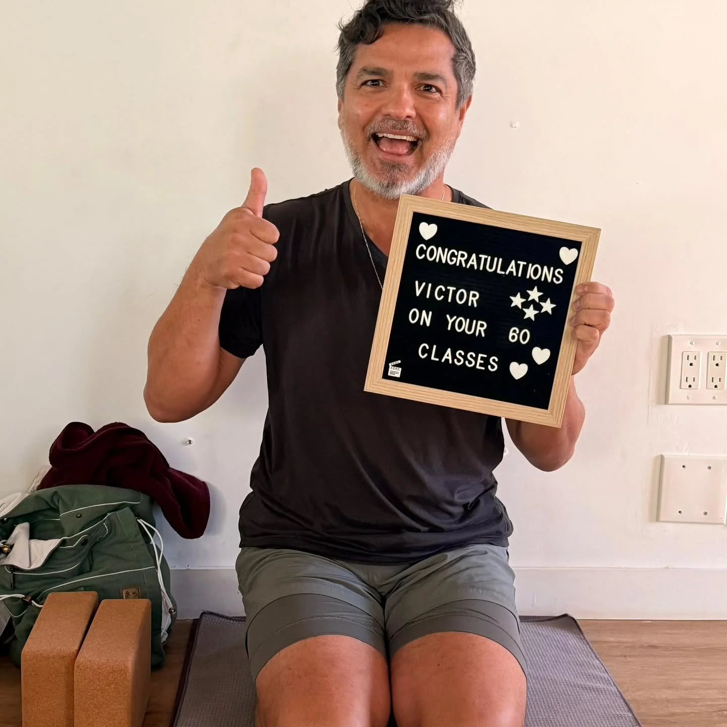 ✨ THIS IS WHAT WE CALL COMMITMENT! ✨
.
.
A massive round of applause for our incredible member Victor who just hit 60+ CLASSES at 305yoga! 🎉
.
.
From day one, he&rsquo;s brought pure fire and passion to our mats &ndash; whether it&rsquo;s power flow