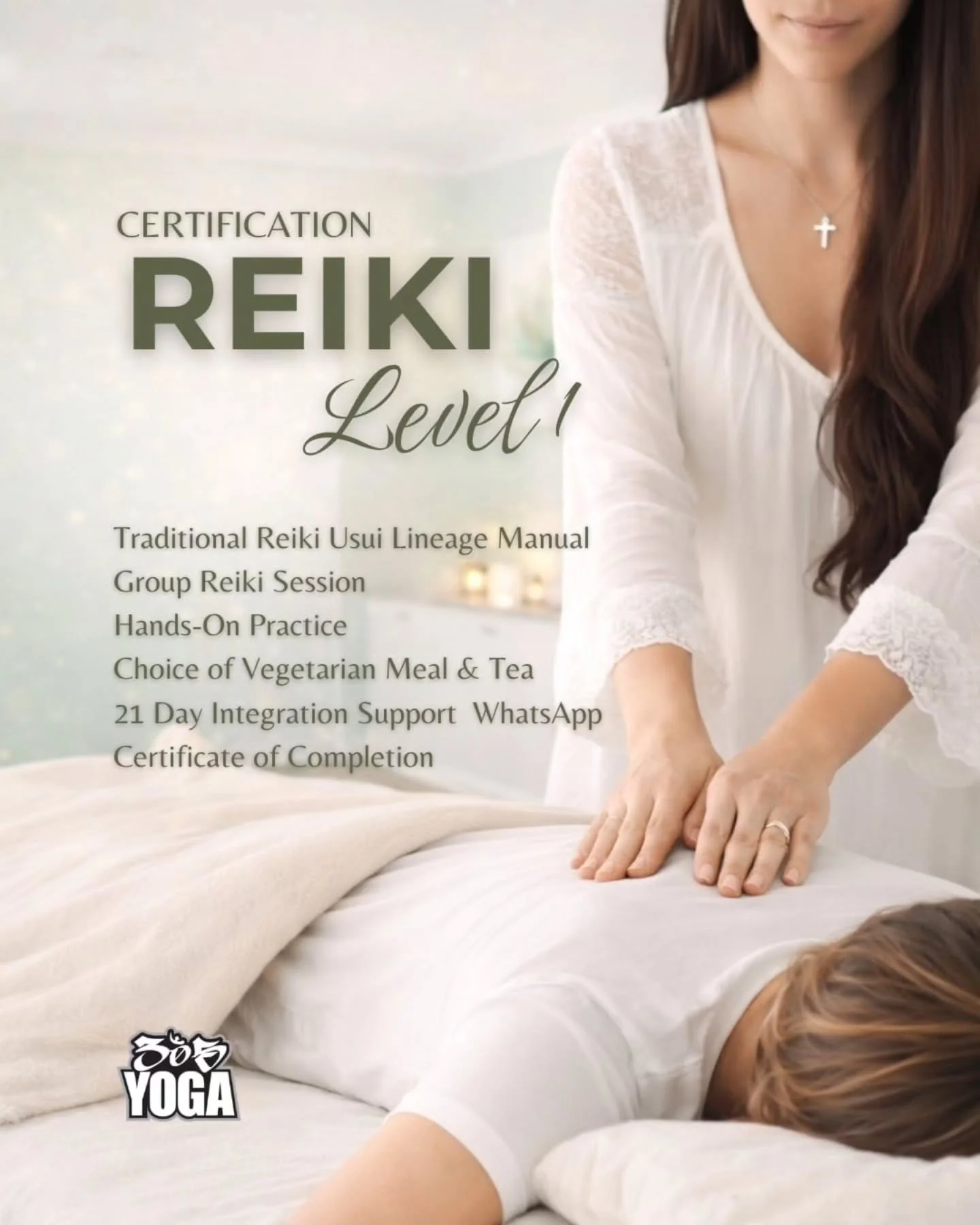 Reconnect with your natural ability to heal. ✨
.
.
Join us April 25 for Usui Traditional Reiki Level One Certification &mdash; a beautiful introduction to the practice of energy healing. 
.
.
In this immersive training, you&rsquo;ll learn the history