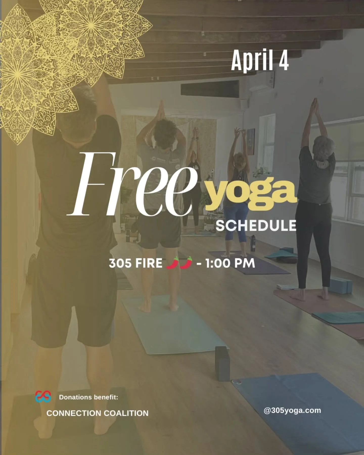 Free Yoga &mdash; 04/04 ✨
.
.
Take a pause. Take a breath. Take this moment for you.
.
.
Join us for a complimentary yoga class on April 4 and experience the simple power of movement, connection, and presence. Whether it&rsquo;s your first class or y
