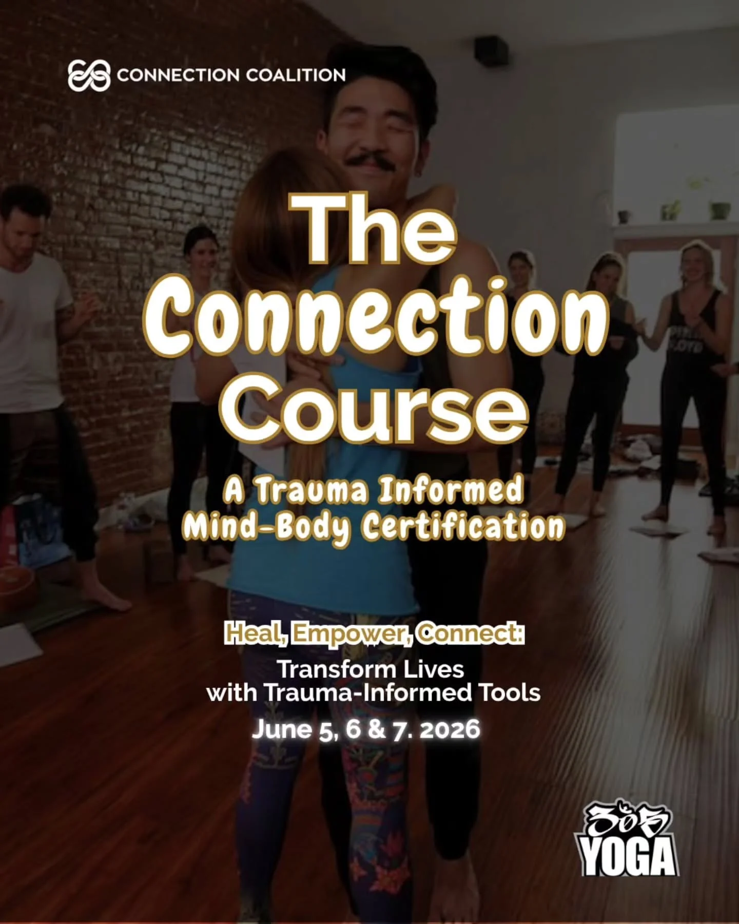 The Connection Course 🌿
.
.
A powerful weekend experience designed to reconnect you&mdash;with yourself and with others. Learn how trauma shapes the body and mind, and discover practical tools through yoga, breathwork, and mindful connection to supp
