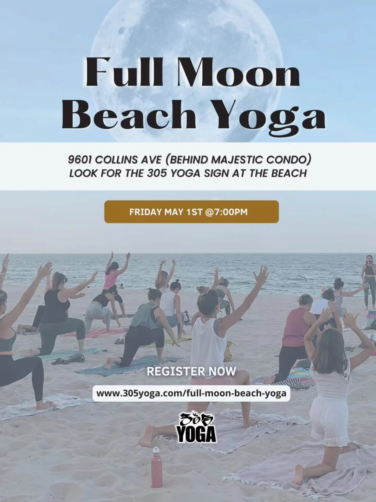Beneath the glow of the full moon, everything softens&hellip; and something deeper begins to rise.
.
.
Join us for Full Moon Beach Yoga on May 1st with Diana Aquino&mdash;an evening of movement, breath, and connection by the ocean.
.
.
Let the sound 