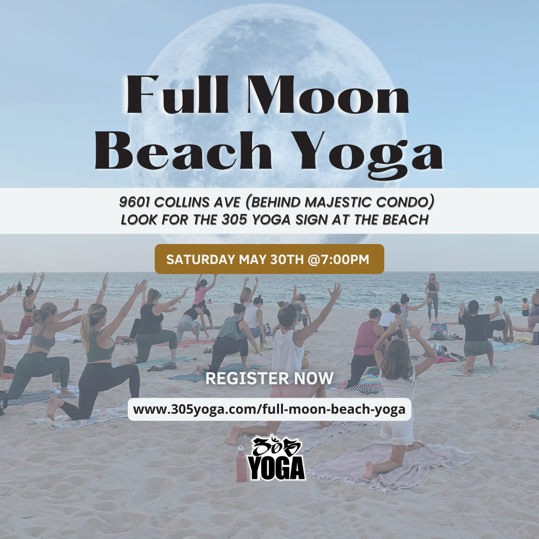 Full Moon Beach Yoga With Diana