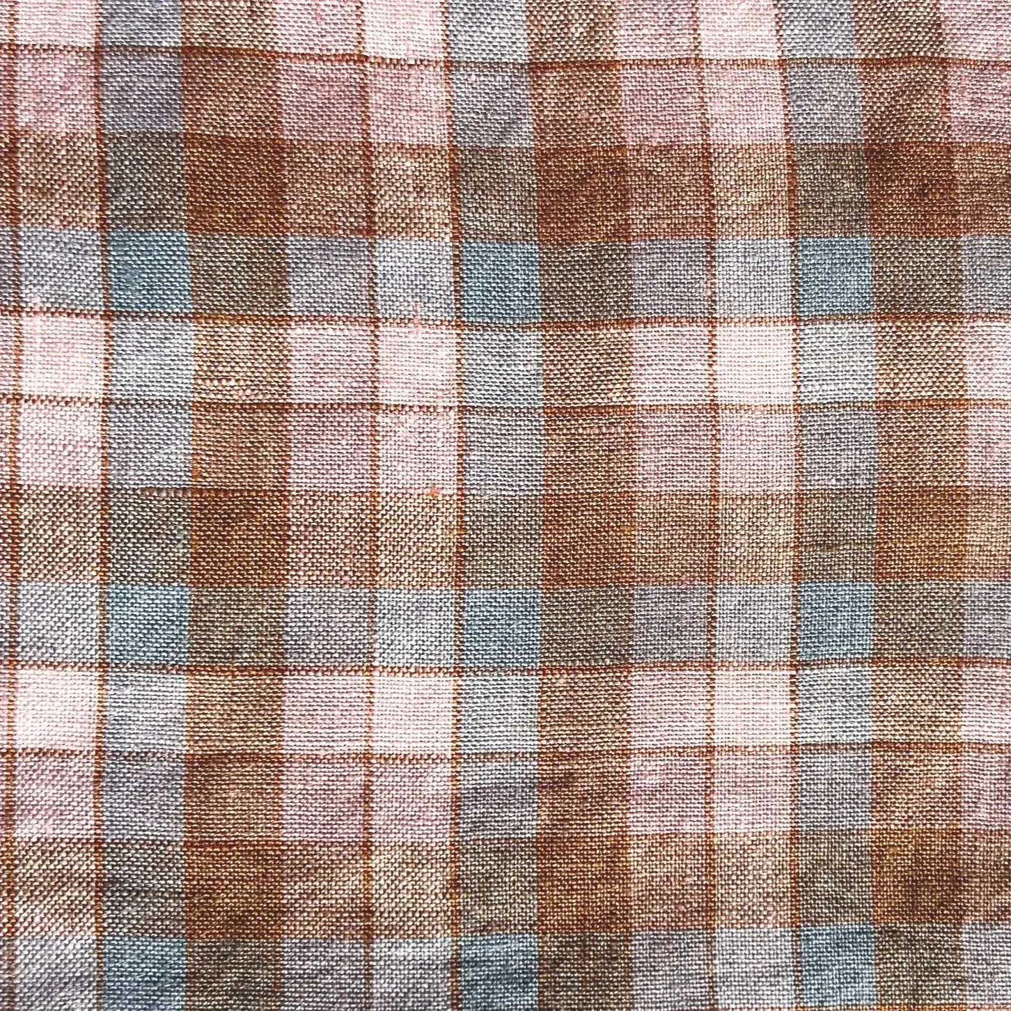 13.Pastel & Brown Linen Check