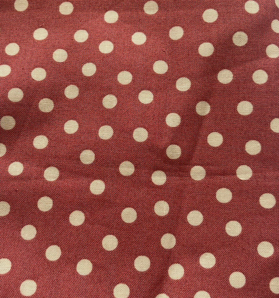 23.Dotty print Brick cotton