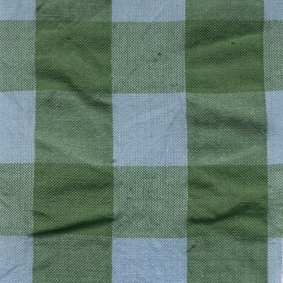 6. Textured letter Green sky Seersucker 