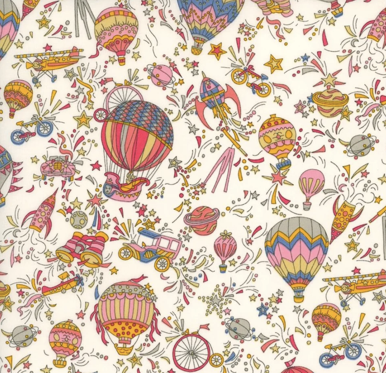 13.Hot Air Ballon Liberty of London PINK