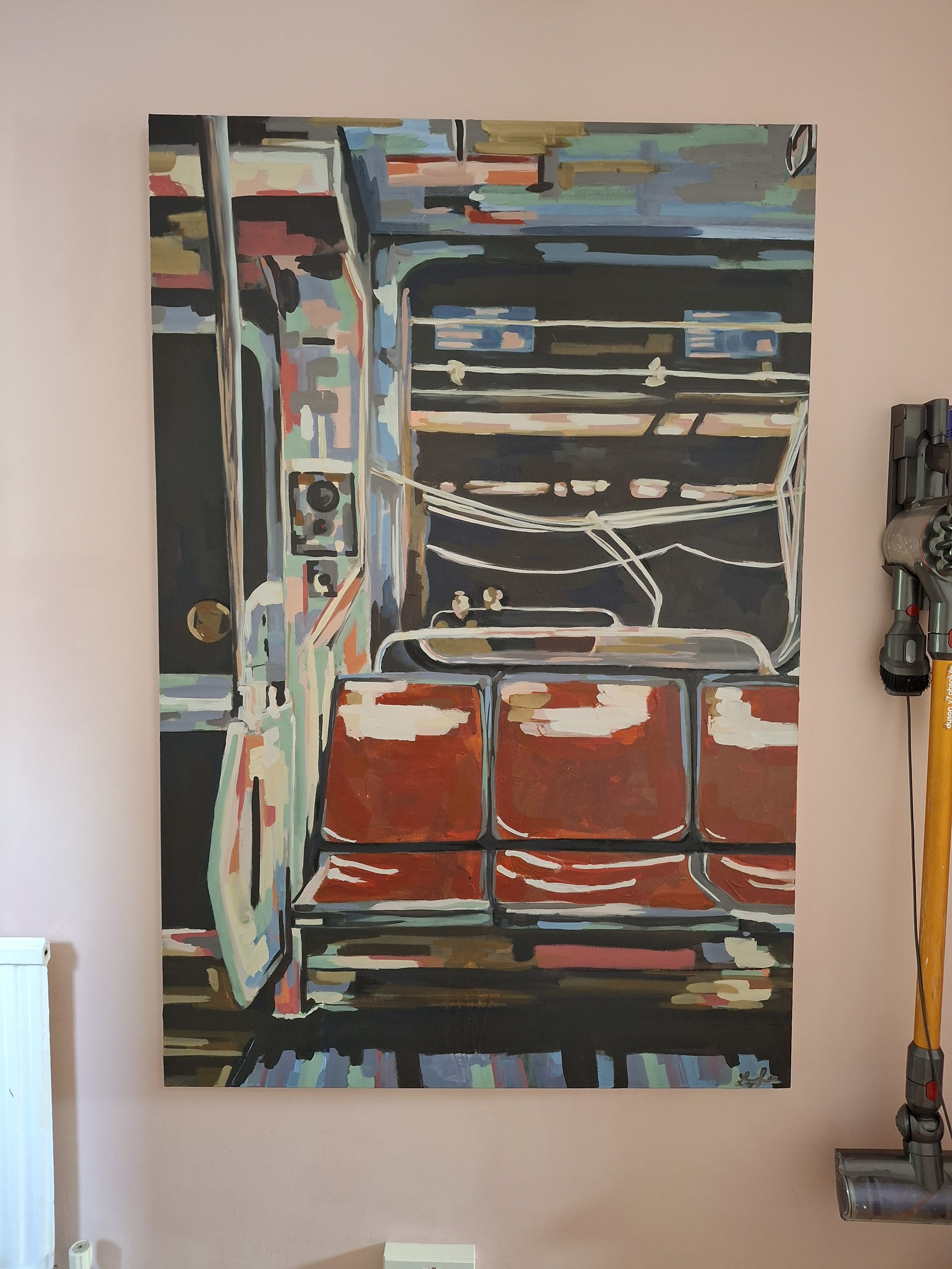BARTlife | 2023 - 26 | 150cm x 100cm | Acrylic and pastel on canvas | £1055