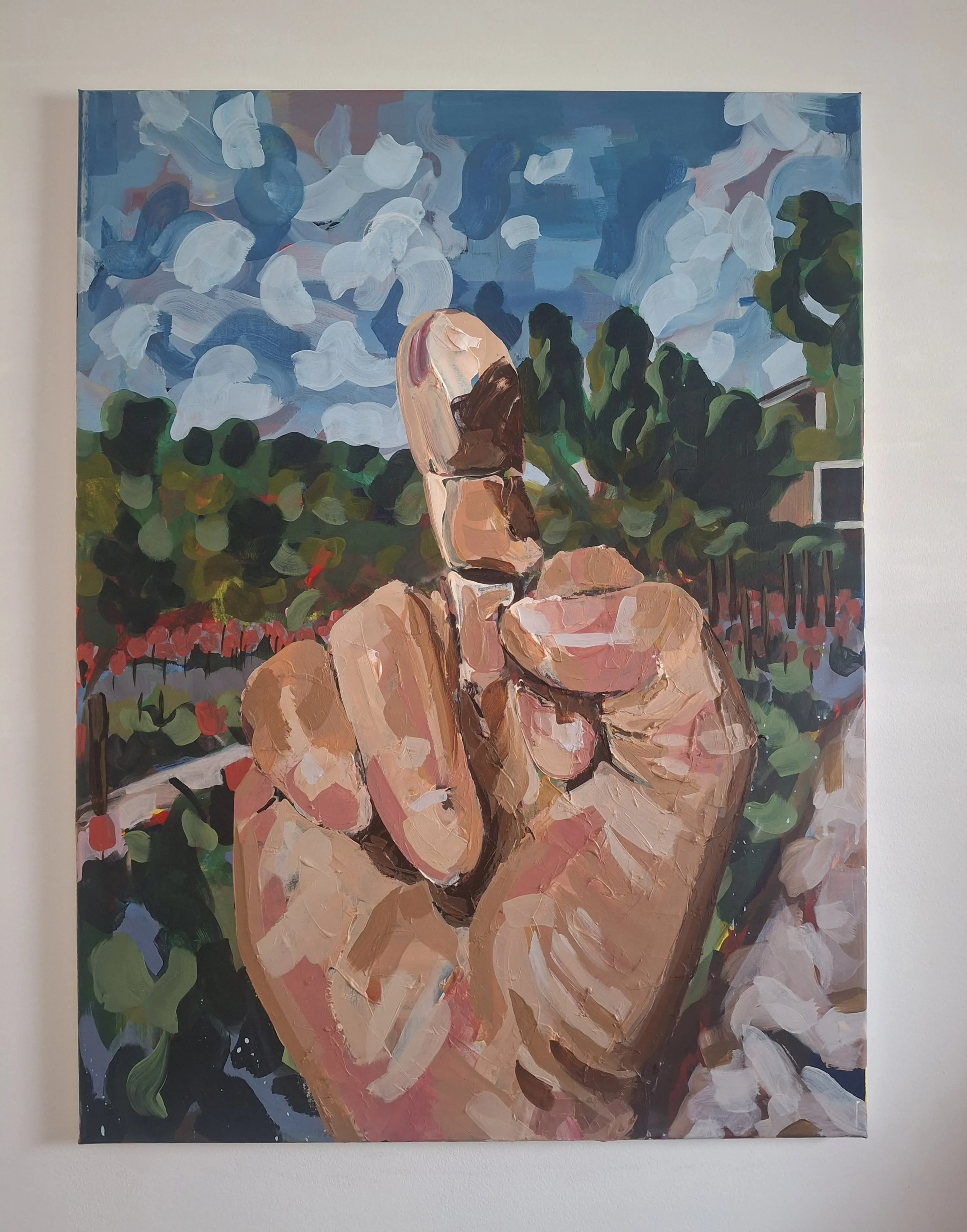 How I Felt at the Time (Giverny) | 2026 | 80cm x 60cm | Acrylic on canvas | £395