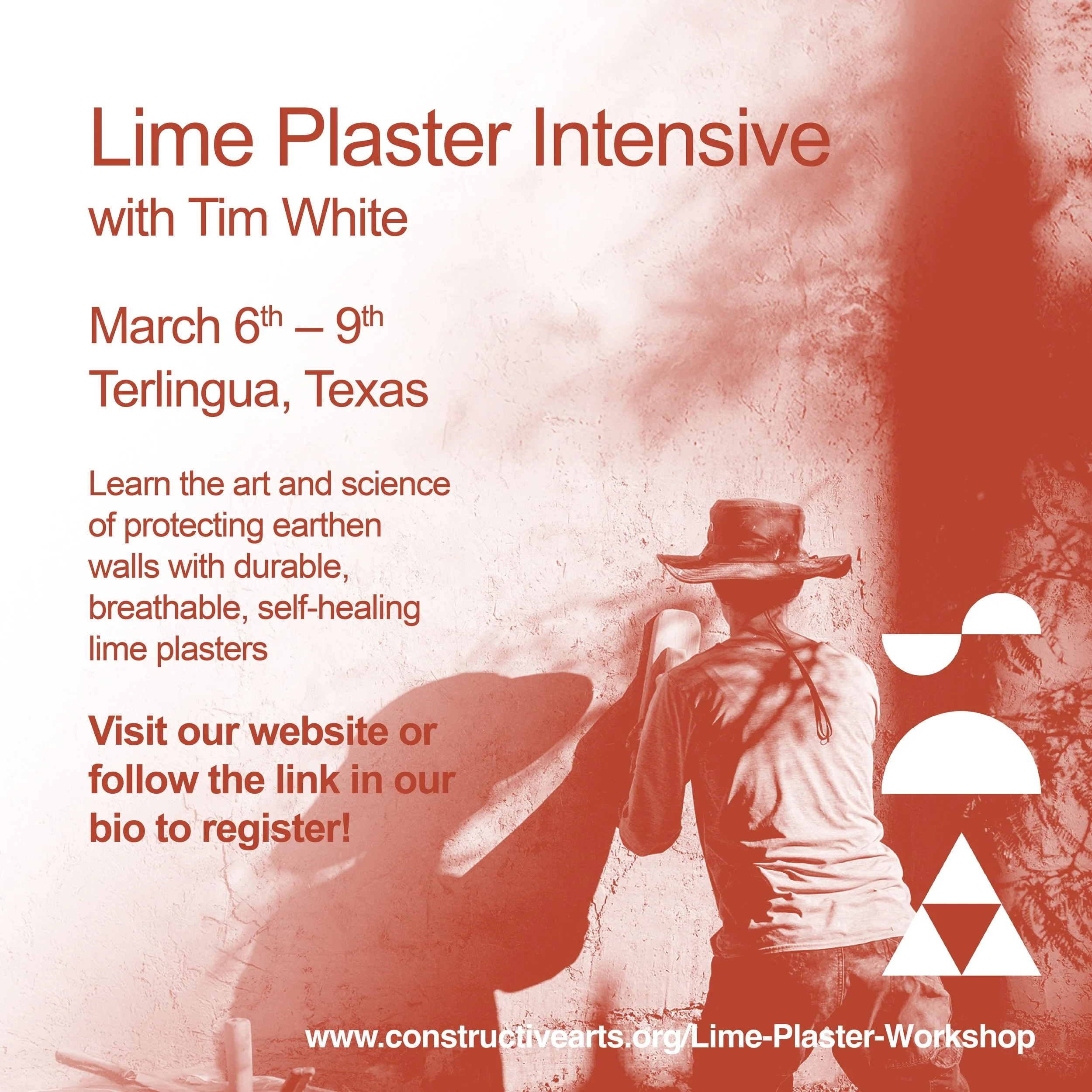 Lime Plaster Intensive w/ Tim White Terlingua, TX