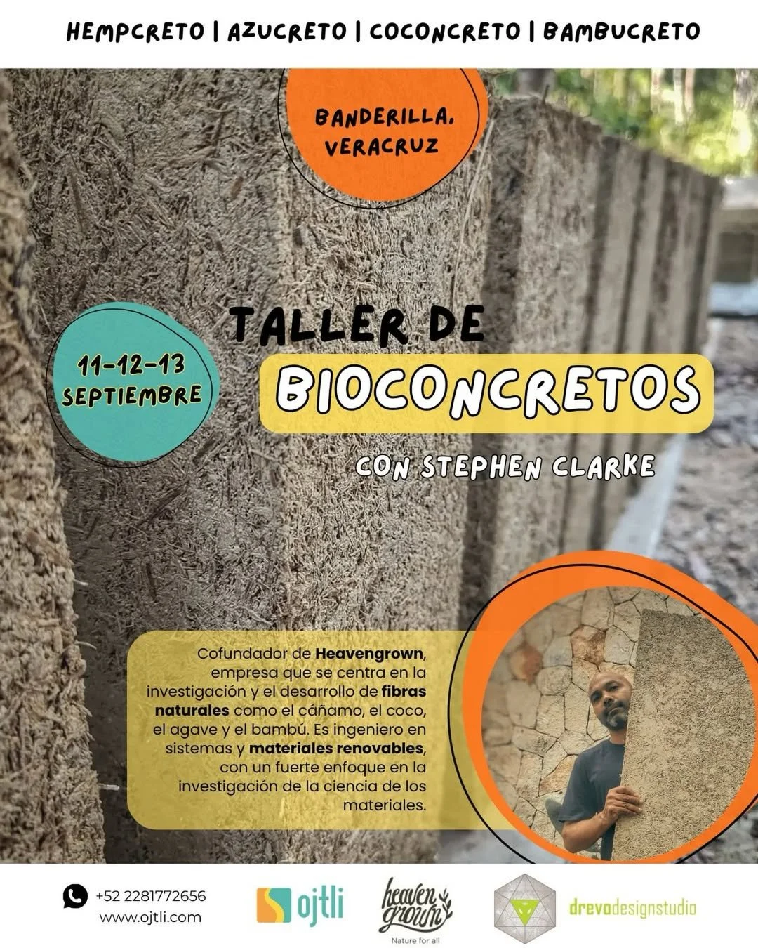 Biocrete Workshop, Vera Cruz, Mexico