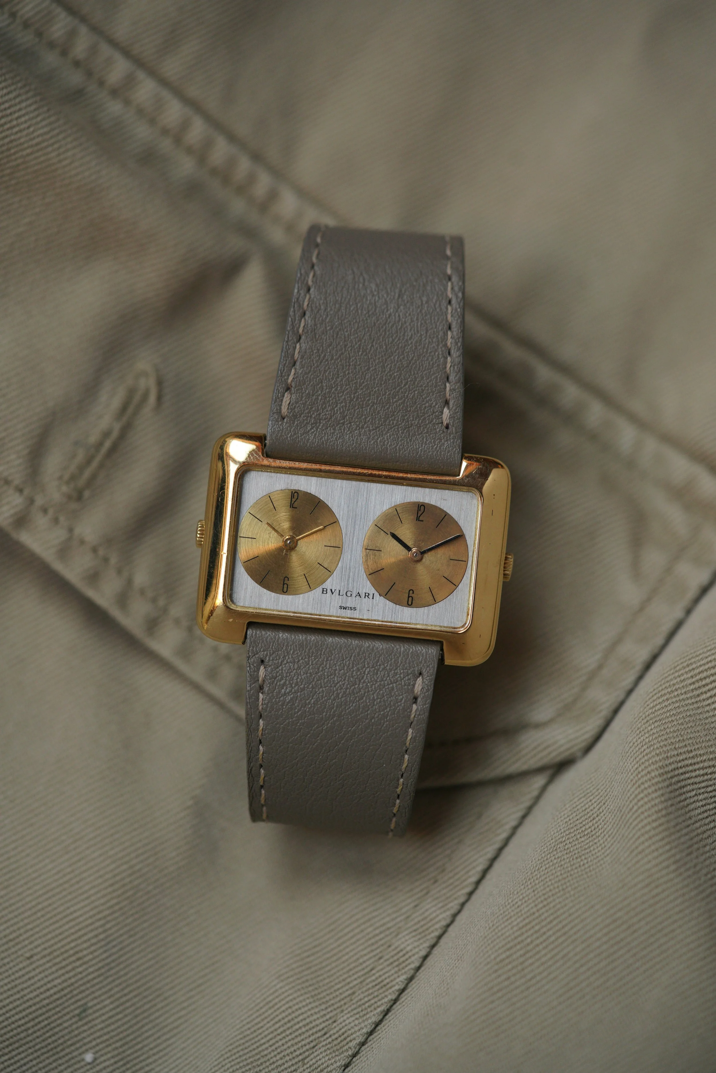 Bulgari Dual Time by Gerald Genta – 18k Yellow Gold