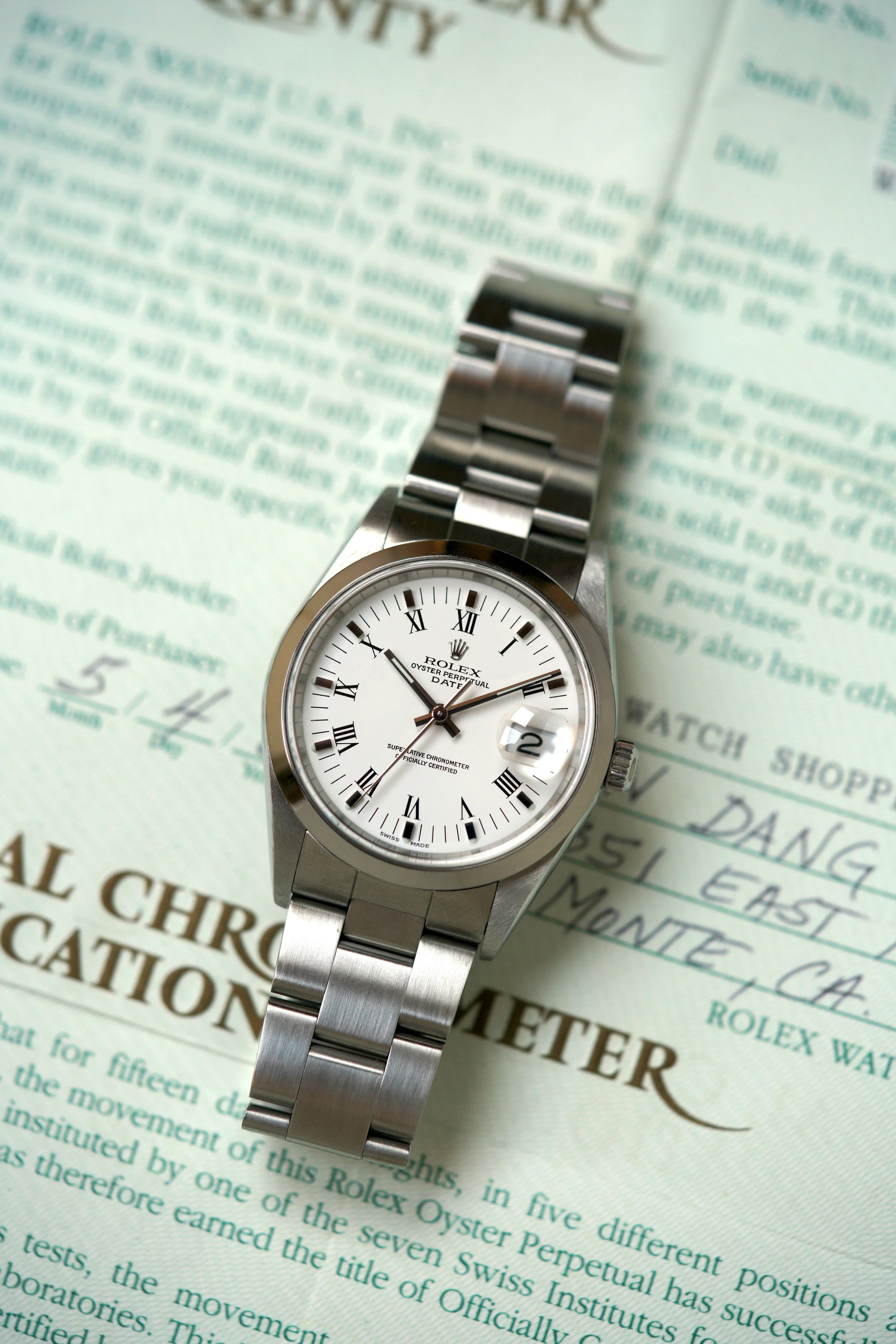 Rolex Date Ref. 15200 – NOS, Stainless Steel, Automatic