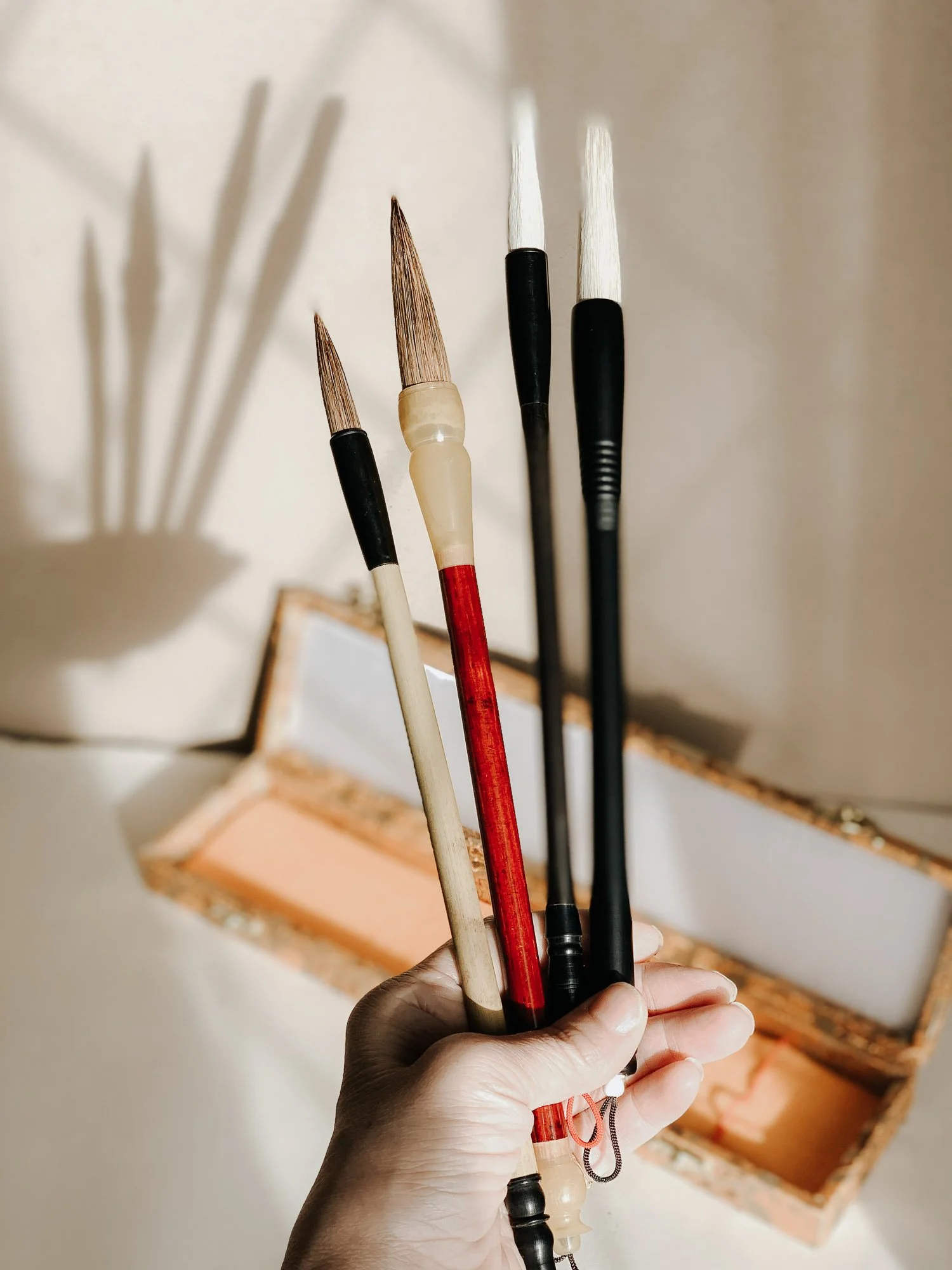 Chinese Paintbrush Set — Lotus Blu Book Art
