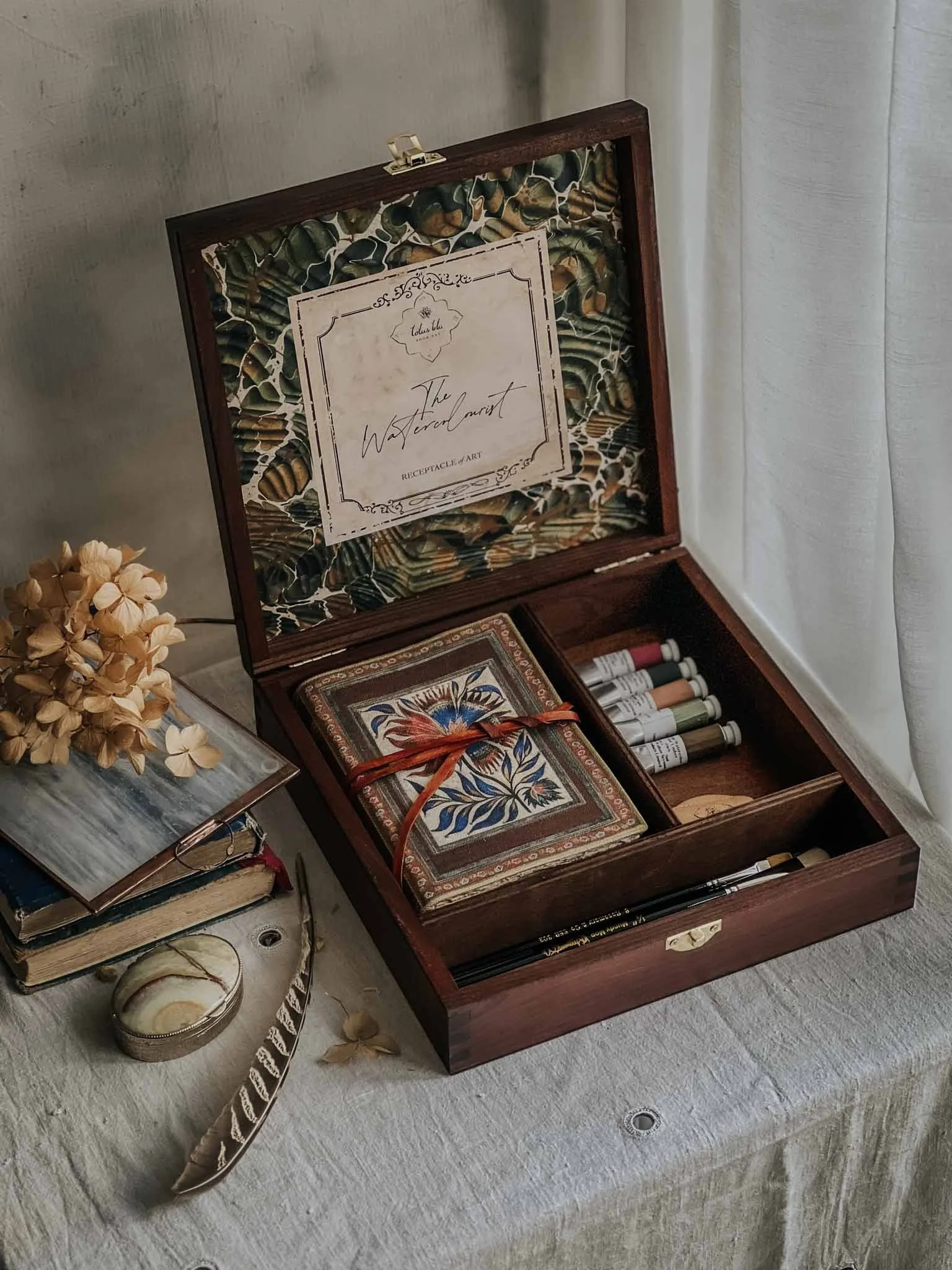 The Watercolourist Receptacle of Art Limited Edition — Lotus Blu Book Art