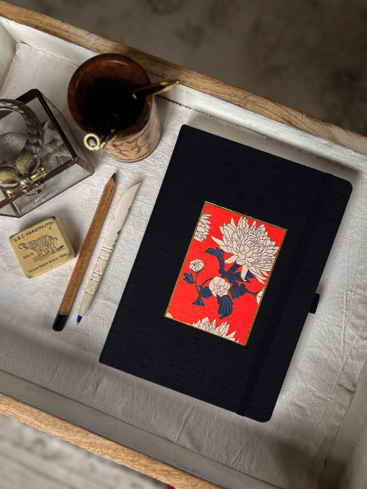 Chrysanthemum | Hardback Mixed Media Sketchbook - LIMITED EDITION