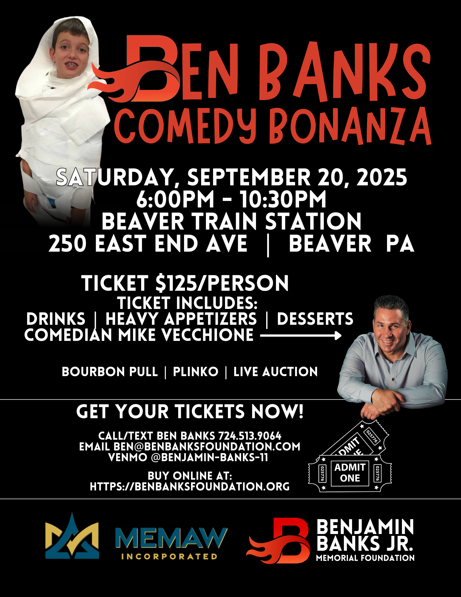 BEN BANKS COMEDY BONANZA 2025