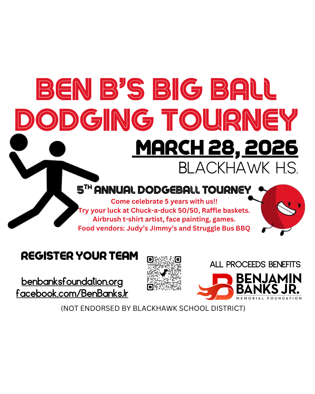 BEN’S BIG BALL DODGING TOURNEY 2026