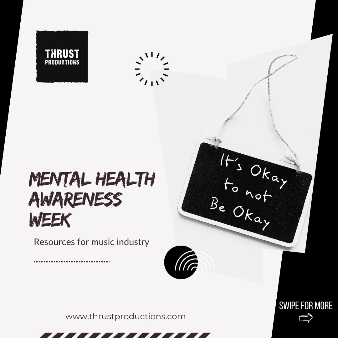 As it's the Mental Health Awareness week, we'd like to take a moment to highlight some wonderful initiatives and organisations working towards better mental health in the music industry. 💚

#mentalhealthawarenessweek #mentalhealth #musicindustry