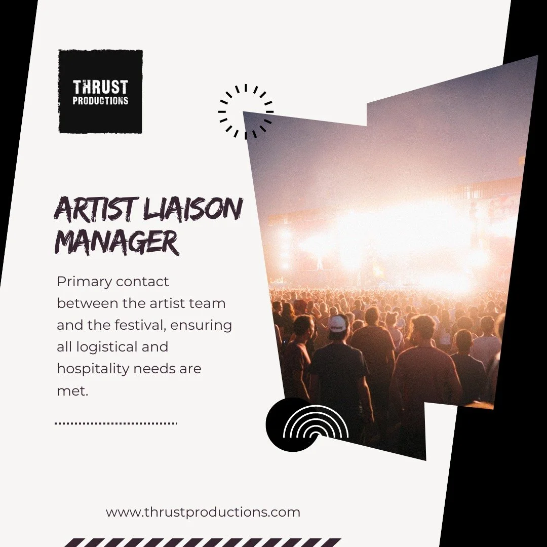 With the festival season kicking-off slowly across Europe, there's a new blog post up on our website looking into the role of the artist liaison manager's main responsibilities and skills needed to be successful in the role! ✨

If your festival is st