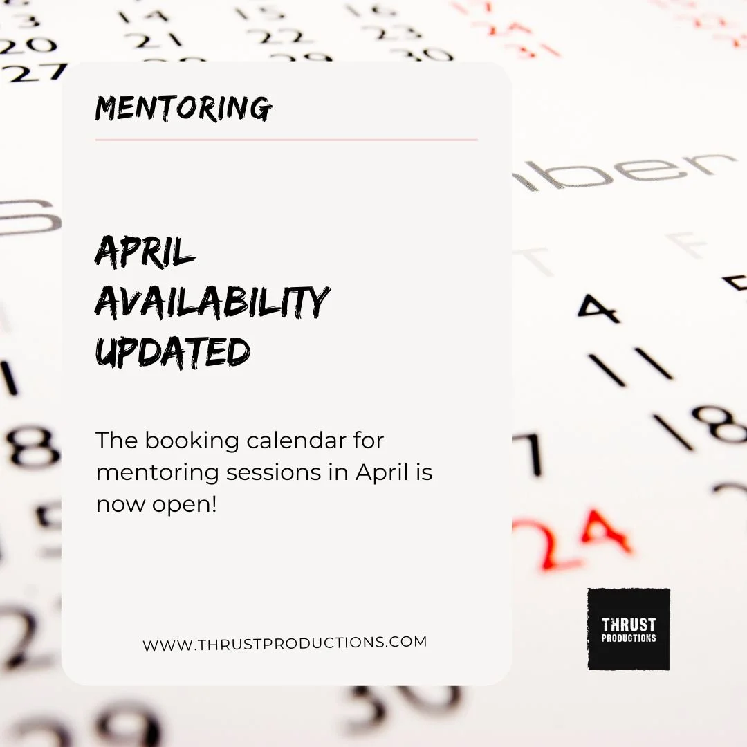 📣 Excited to open the calendar again for mentoring sessions after a busy beginning of the year with touring! 🗓️ 

When I started in the industry years ago, doors were often slammed shut in my face or I heard the old-school sentence &quot;I got to w