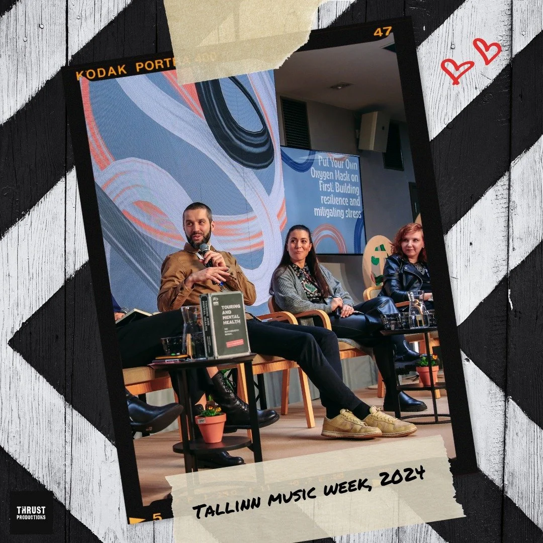 What an important conversation at @tallinnmusicweek we had last year! Moderating a panel on mental health in the music industry was a truly meaningful experience, bringing together wonderful industry professionals to discuss well-being, resilience, a
