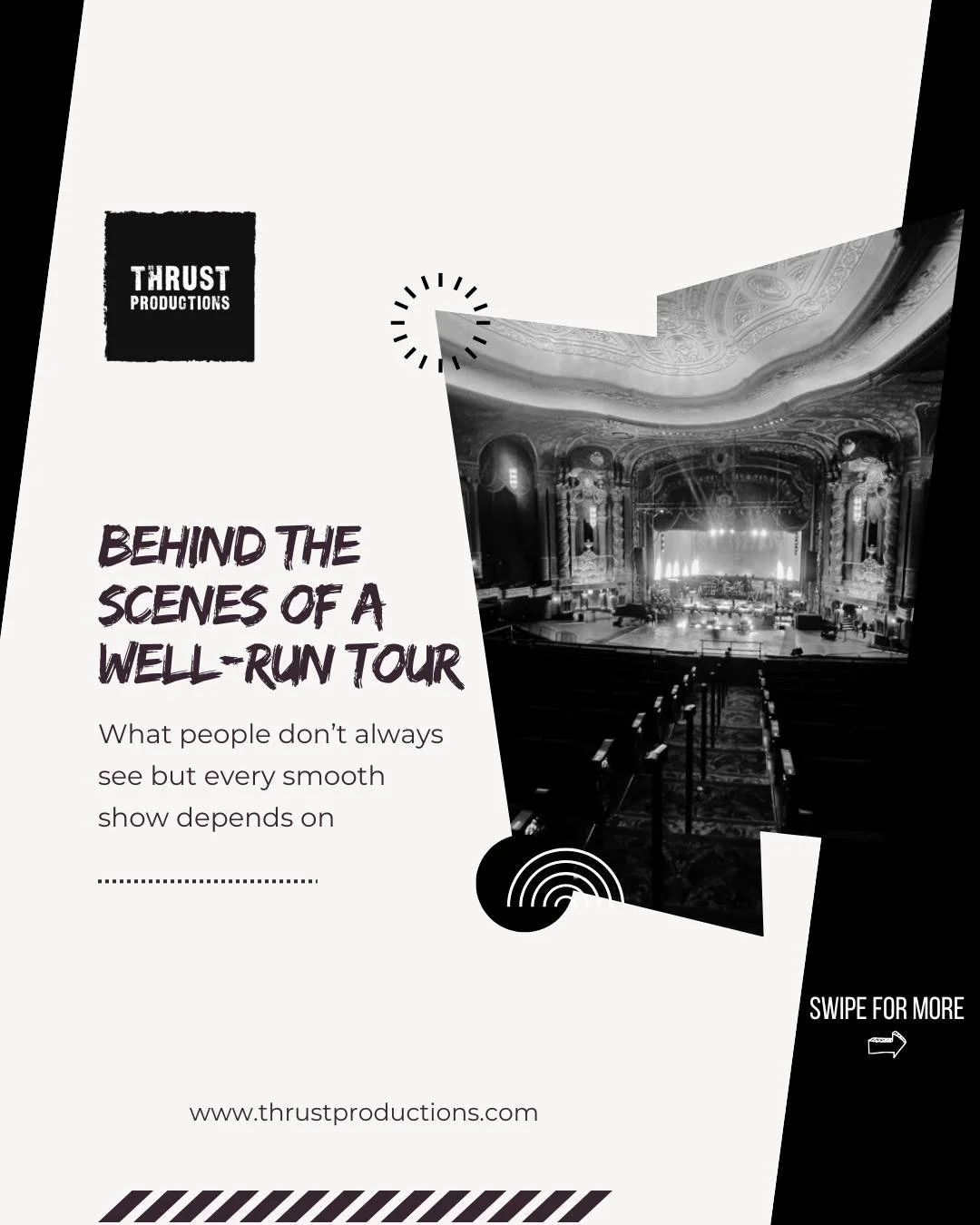 Touring runs on coordination, clarity and trust. A well-run tour looks effortless from the outside but behind that ease is a structure that keeps artists, crew and venues aligned.

It&rsquo;s the emails sent weeks before load-in, the riders updated t